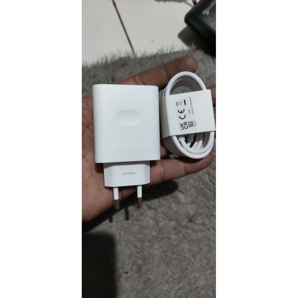 charger supervocc 45watt ORI cabutan/bawaan realme