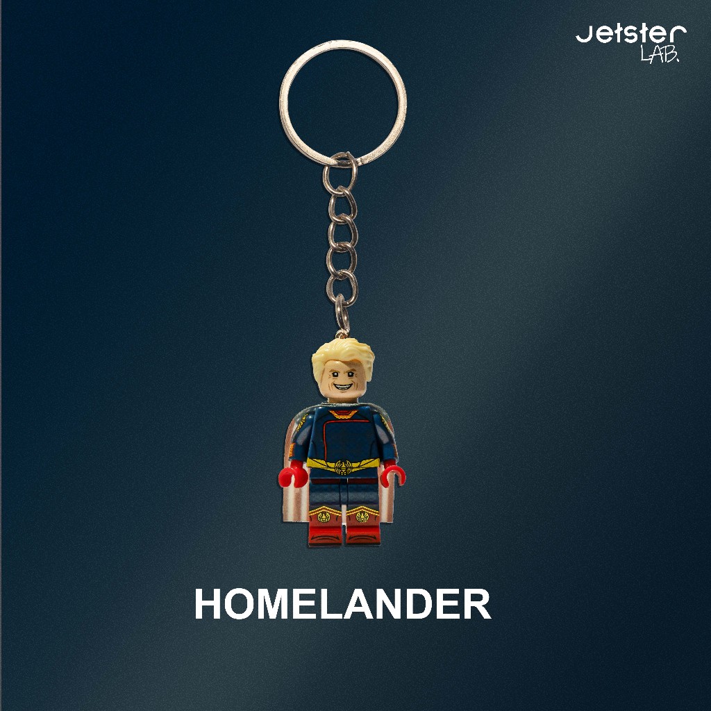 Jetster Lab Keychain Gantungan Kunci Figure Homelander The Boys