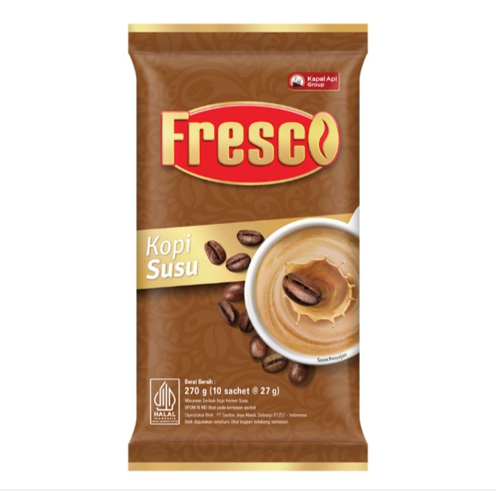

FresCo Kopi Instan Krim Susu 10 x 27g