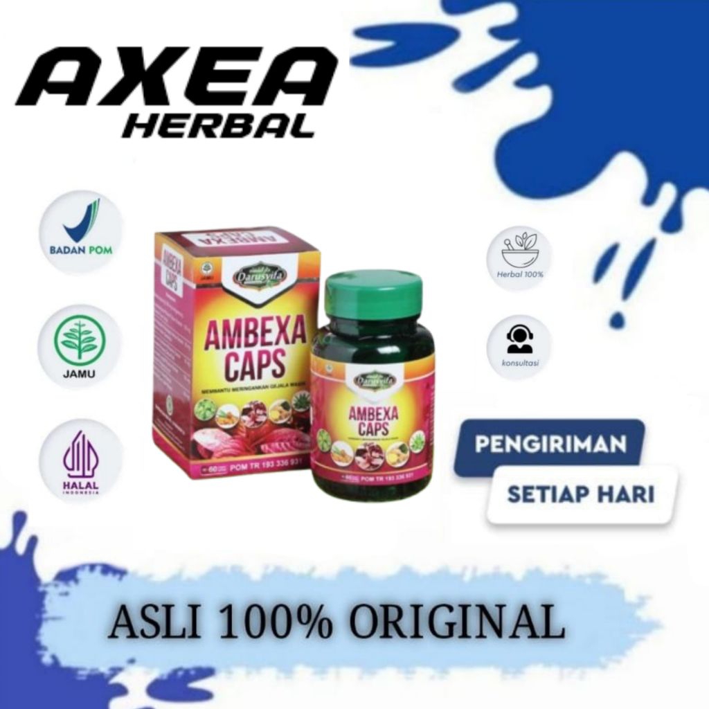AMBEXA CAPS Original Solusi Atasi Wasir Atau Ambeien Tanpa Operasi Herbal Bpom