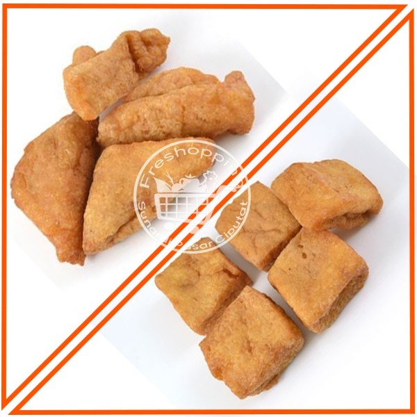 

Tahu pong kotak & segitiga 10pcs