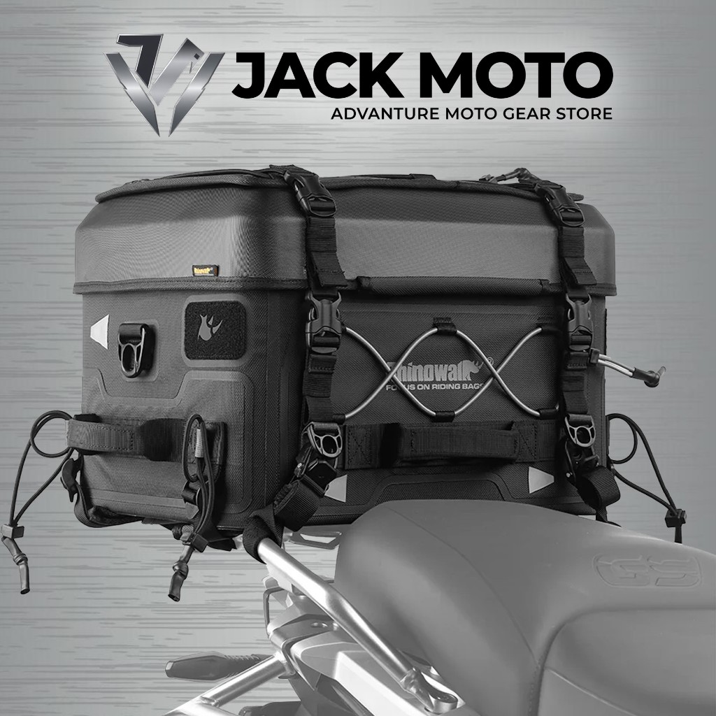 Tas Motor Belakang Tahan Air dengan Insert Kamera Cocok untuk Touring Motor dan Camping Outdoor