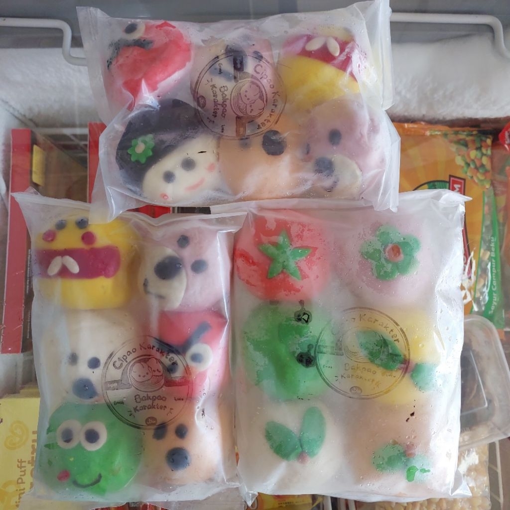 

Frozen Bakpao Karakter isi Coklat