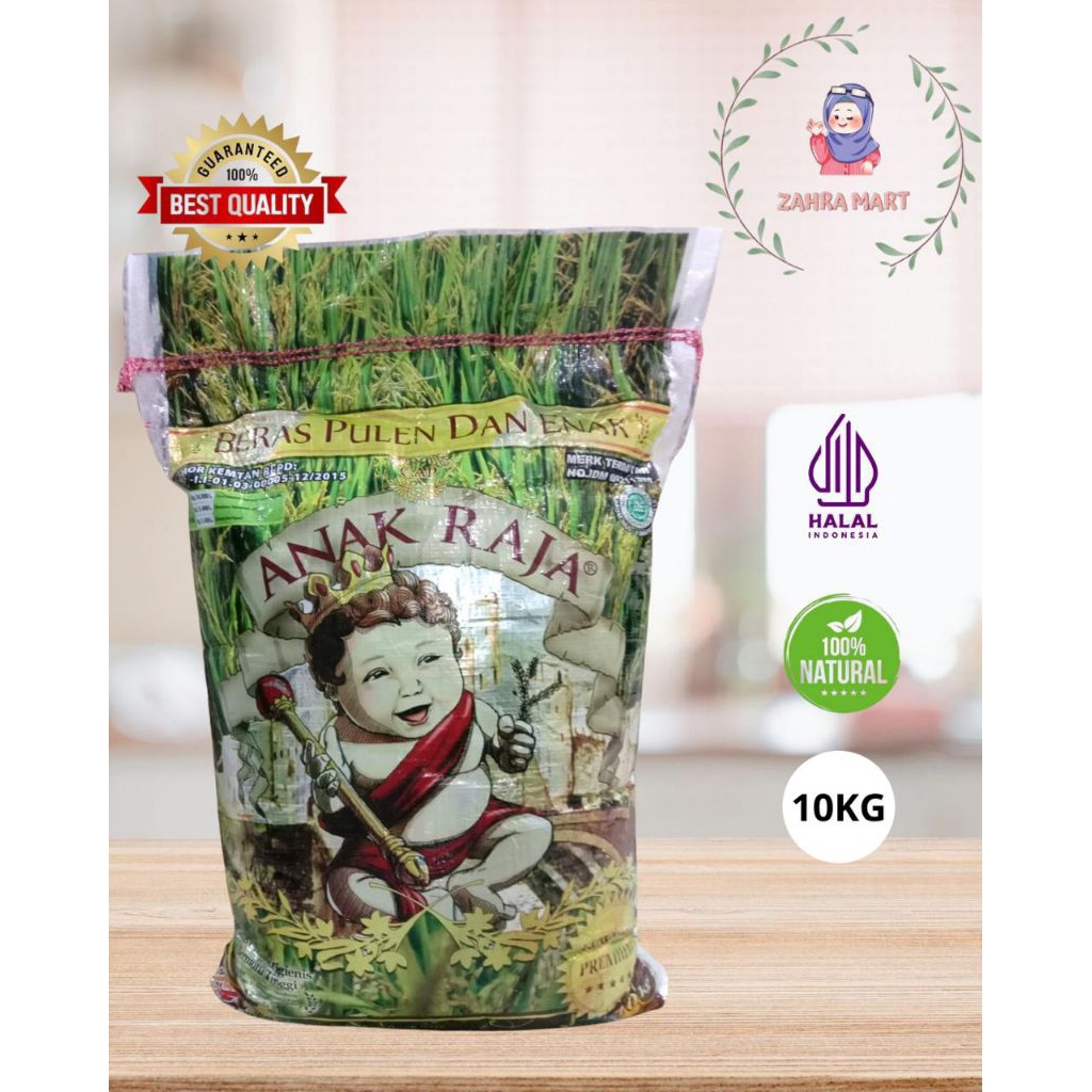 

Beras Premium Anak Raja 10Kg 20 Kg 25 Kg Murah Pulen & Enak