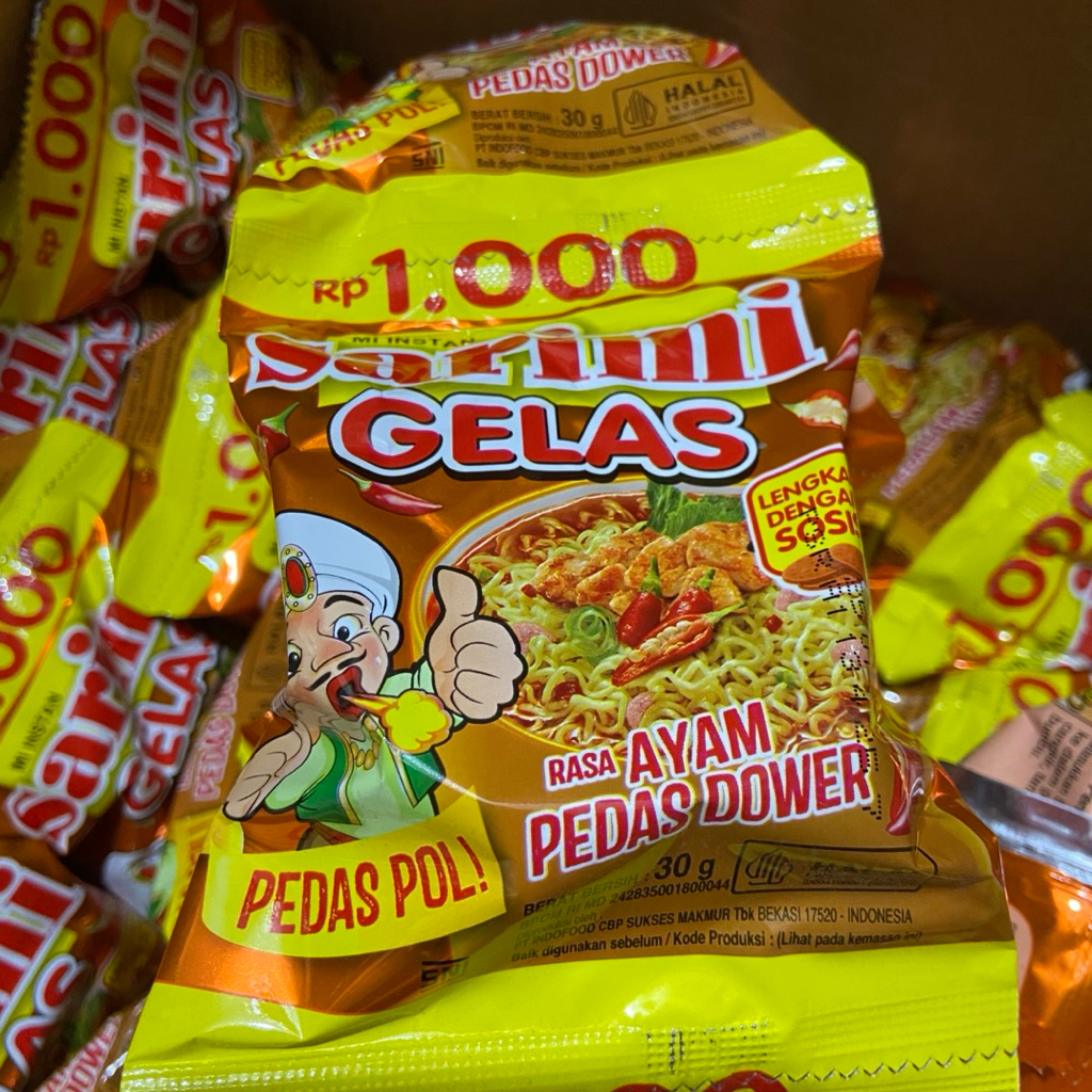 

Sarimi Gelas Rasa Ayam Dower 1 renceng