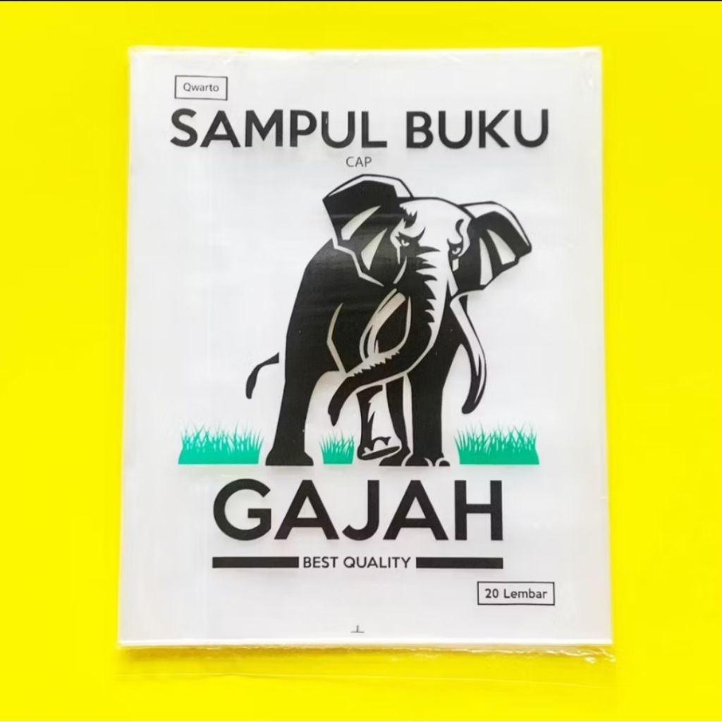 

Plastik Sampul Buku Kwarto 1 pack (20 lembar)
