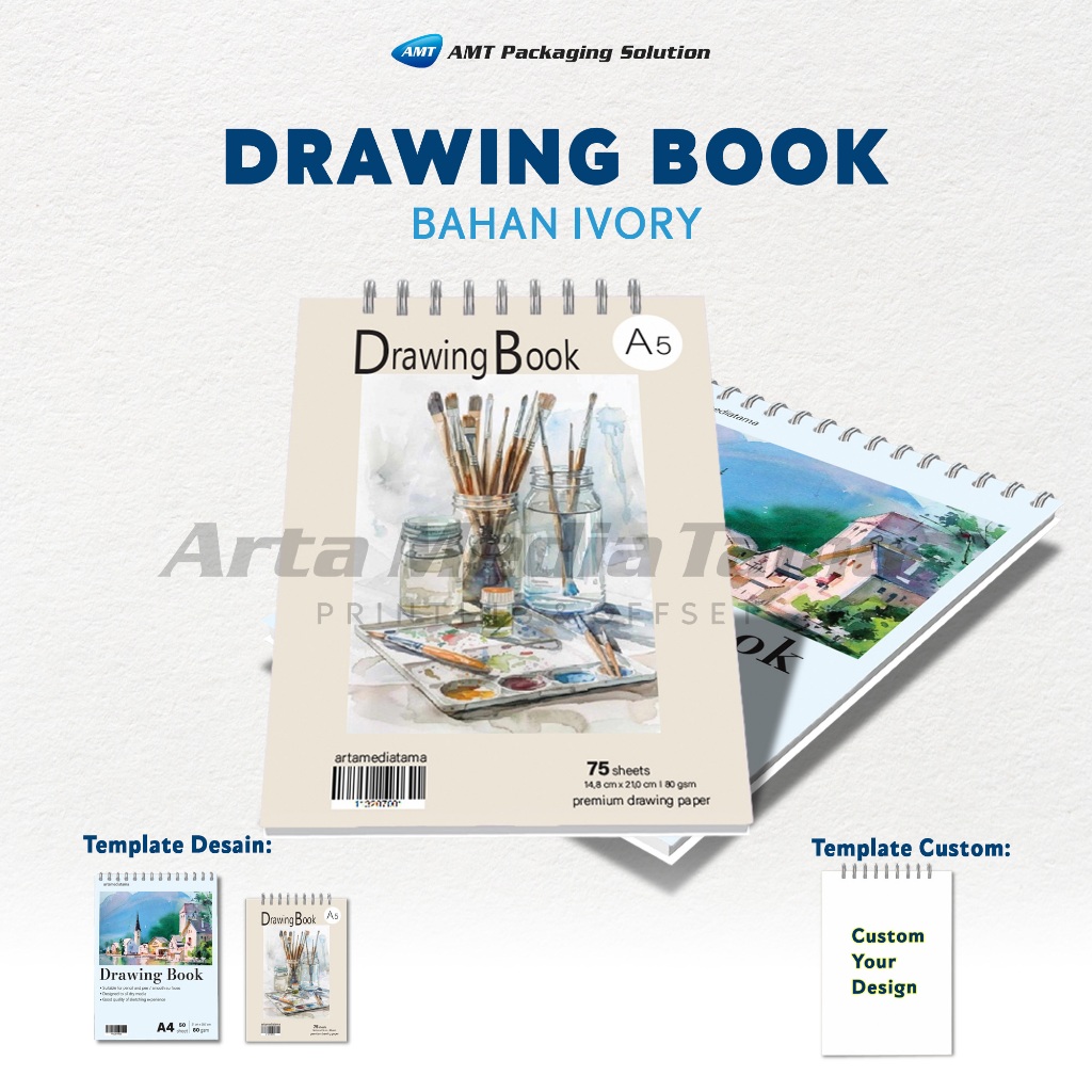 

DRAWING BOOK SPIRAL (BUKU GAMBAR) | 80 GSM