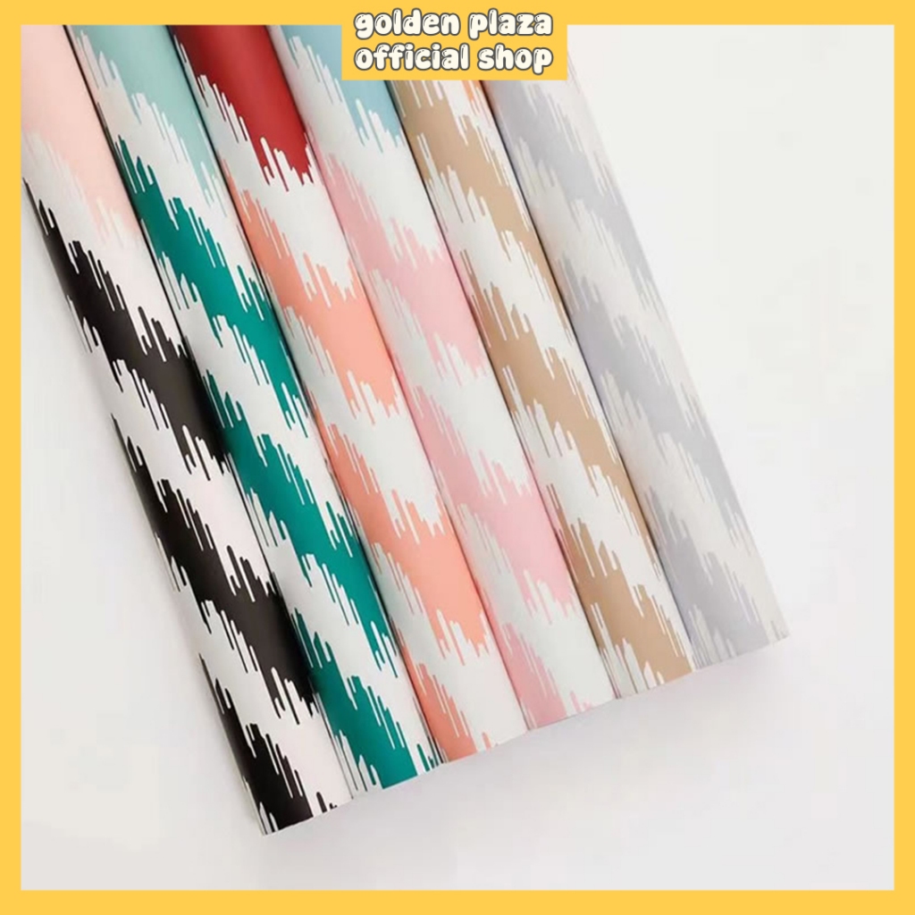 

Kertas Bunga Buket Motif Lurik Flower Wrapping Paper Cellophane KB6176