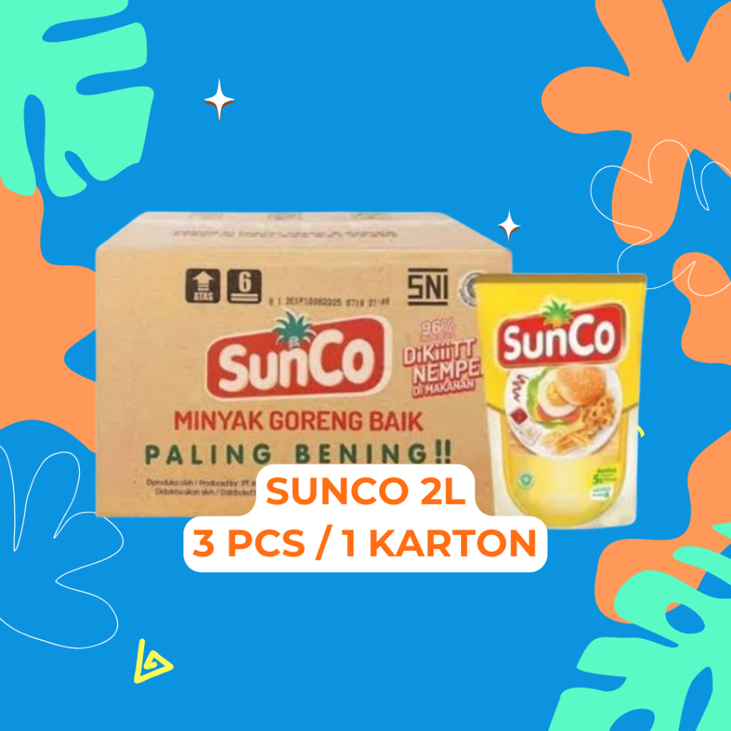 

MINYAK SUNCO 2 LITER 3 PCS/ 1 DUS