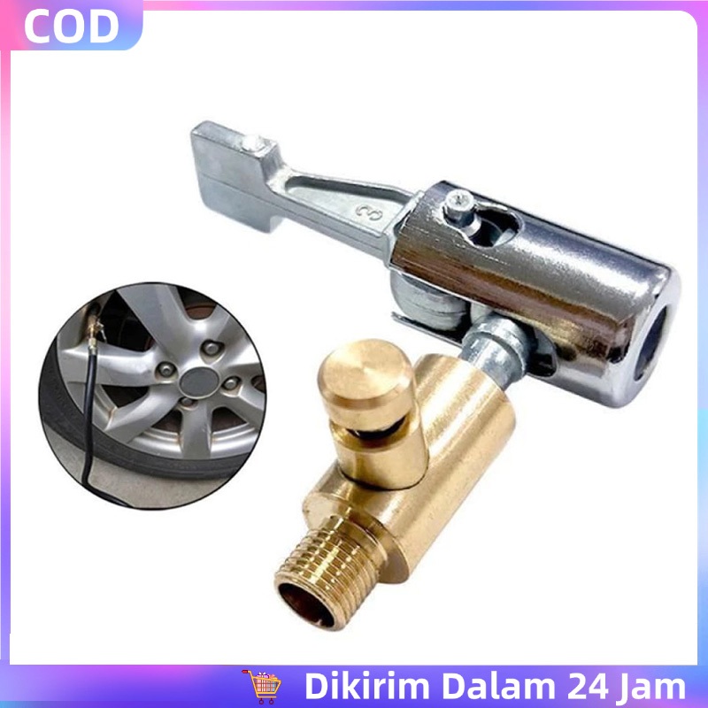 Air Chuck Nozzle Pompa Angin Tire Chuck Kepala Pompa Angin Mobil Adaptor Pompa Tire Chuck