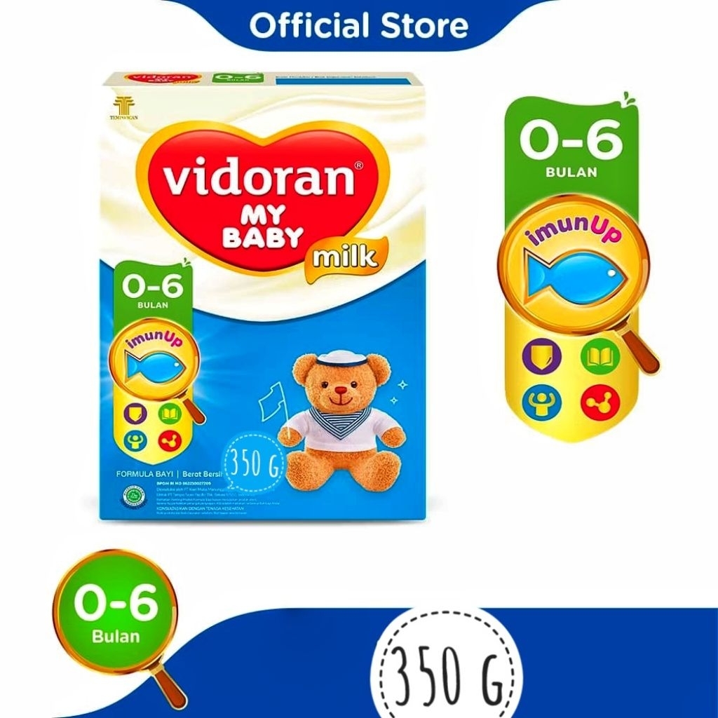 SUSU VIDORAN 0-6 BULAN 350 G - VIDORAN MY BABY SUSU BAYI