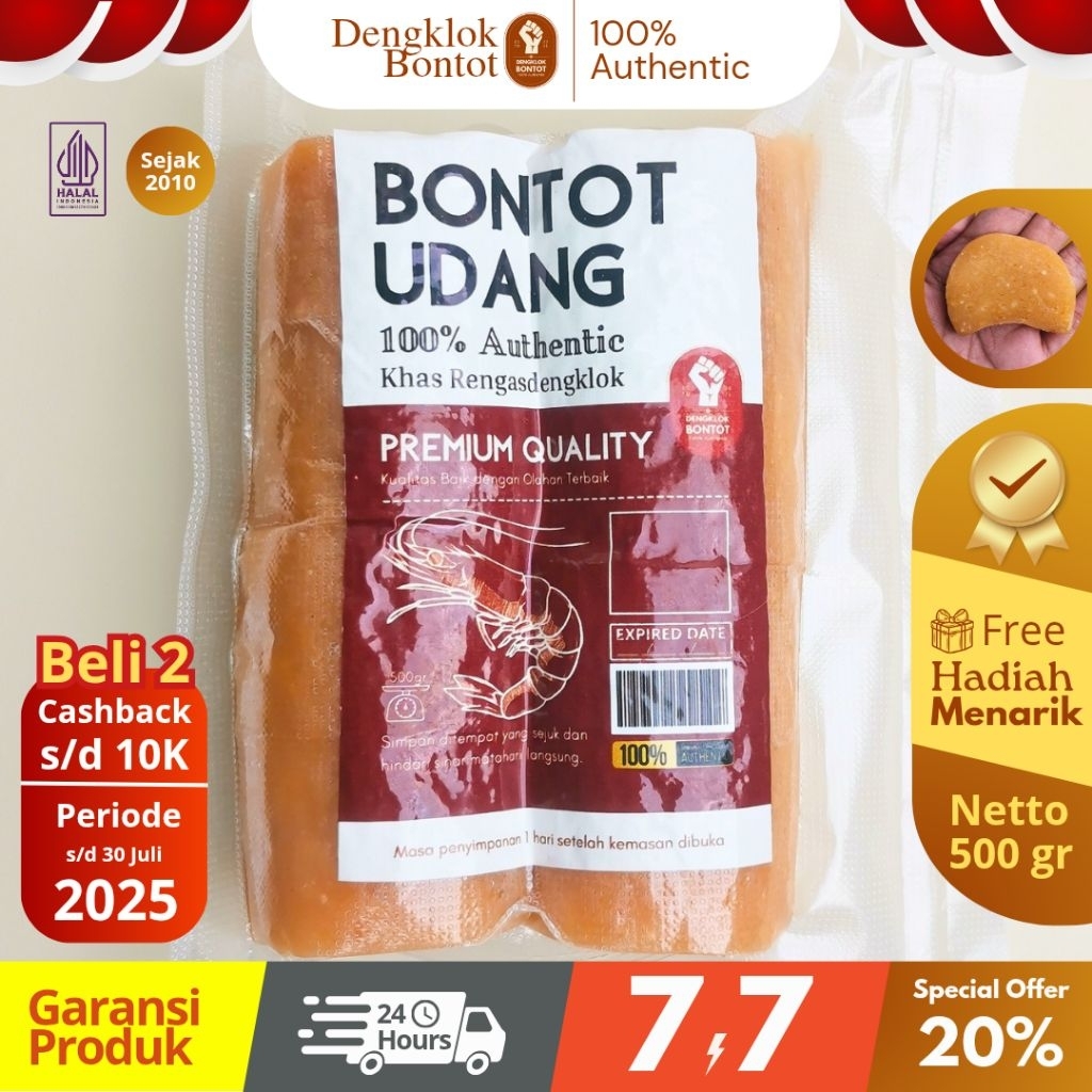 

Bontot Udang Original Khas Rengasdengklok | 100% Authentic Asli Karawang