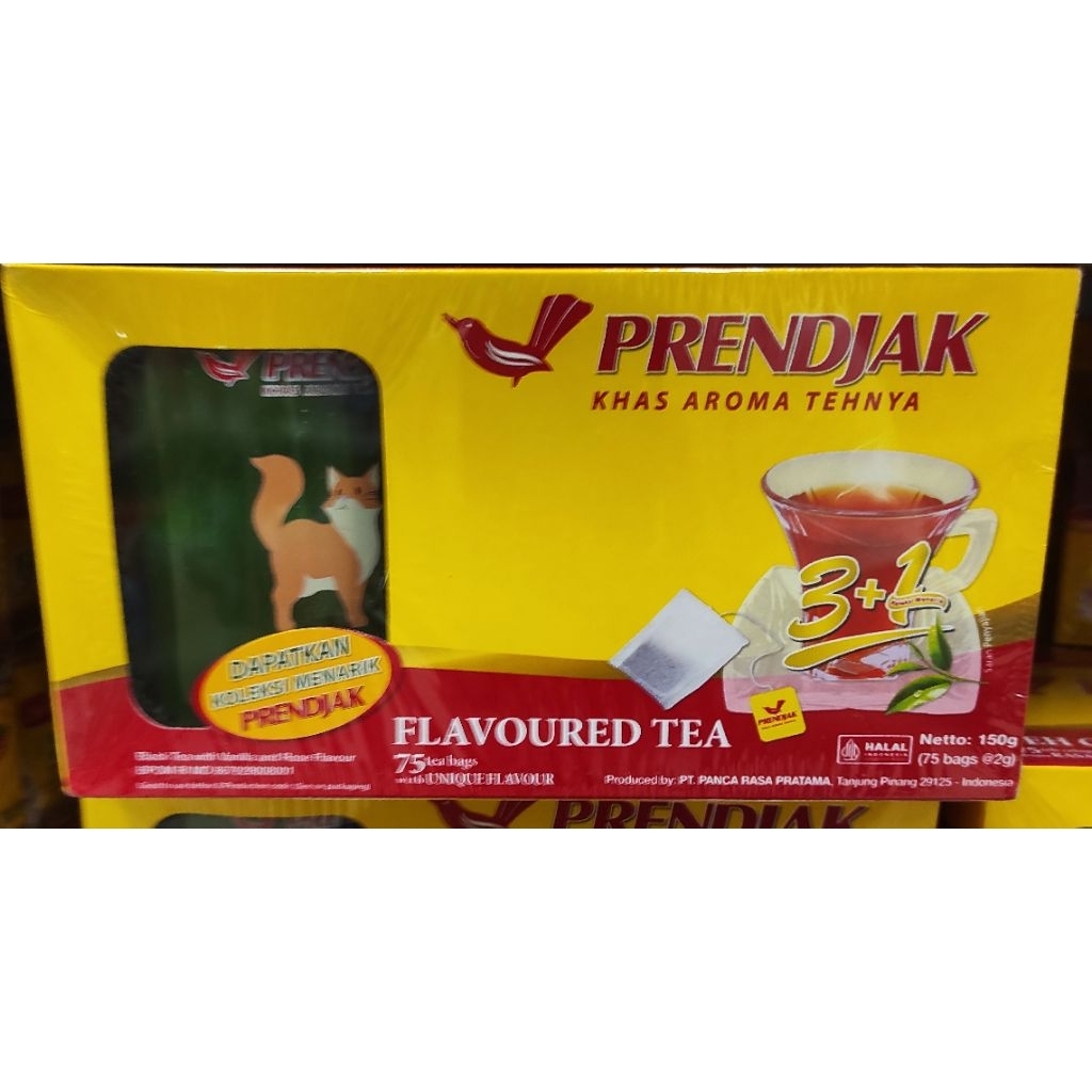 

Prendjak teh celup 3in1 black tea with vanilla and rose flavor 75 tea bags 150gr gratis mug gelas keramik ir