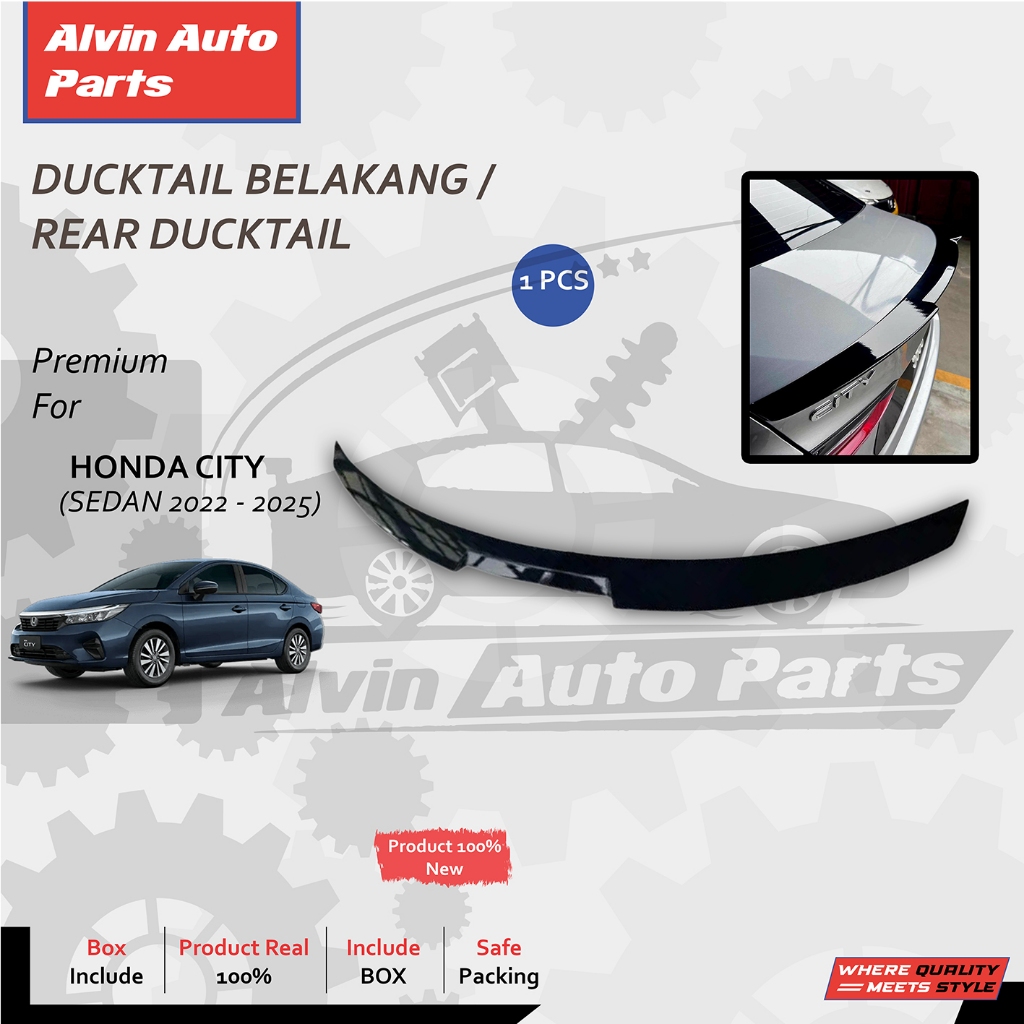 DUCKTAIL CITY SEDAN 2022 - 2025 / DUCKTAIL BELAKANG HONDA CITY SEDAN 2022 - 2025