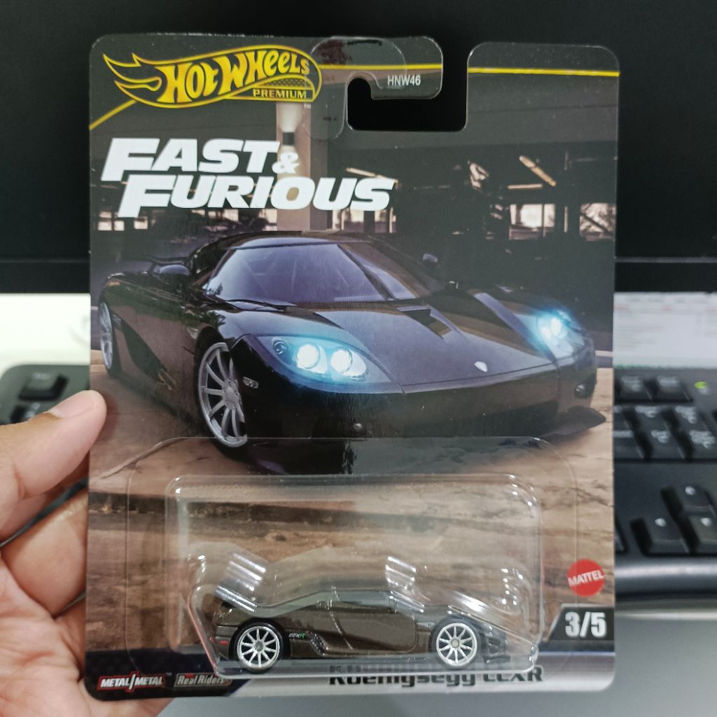 Hot Wheels Premium Fast and Furious Fast Five Koenigsegg Koeniggseg CCXR Roman Pearce