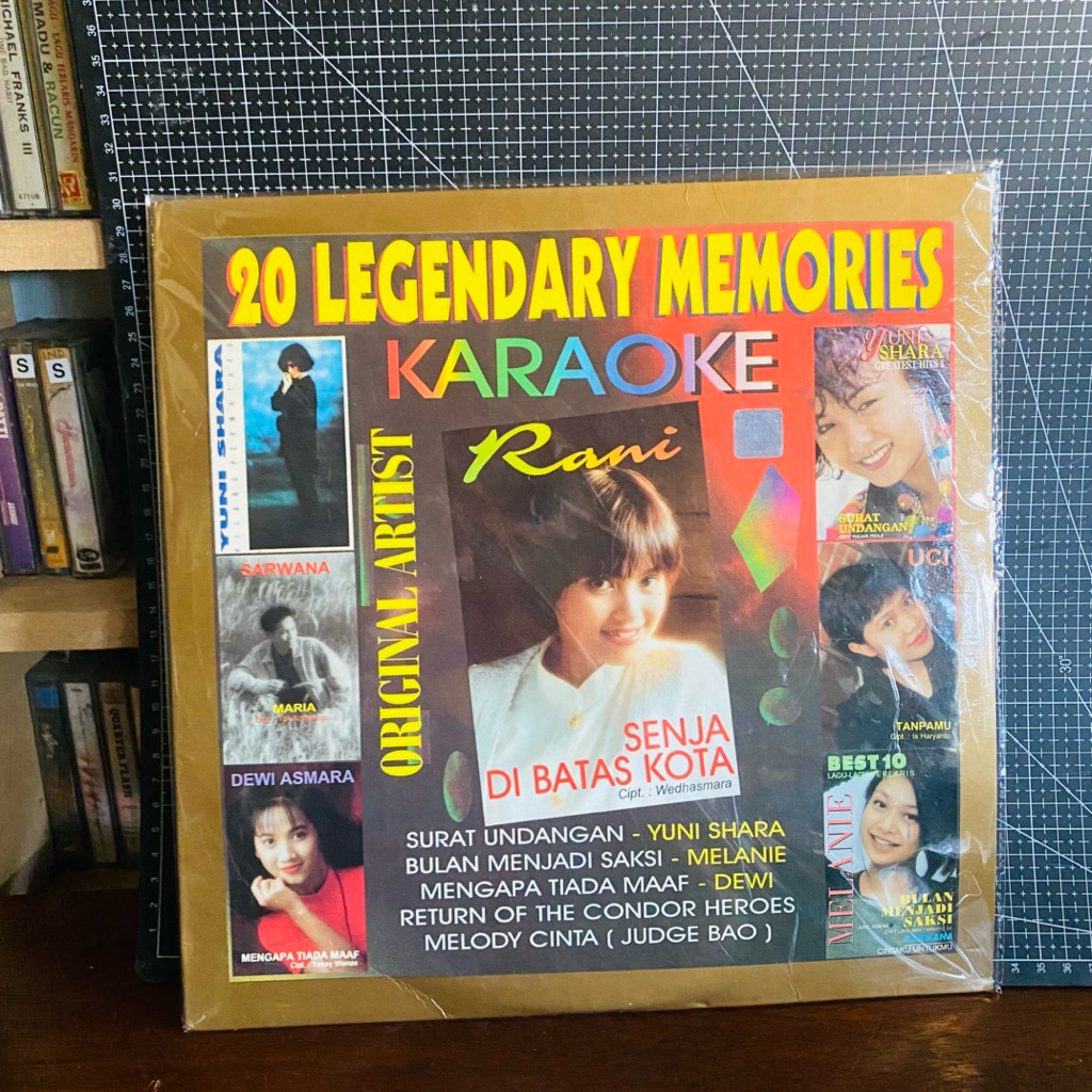 Laser Disc Karaoke – 20 Legendary Memories (Original Artist Collection) Edisi Langka Kolektor – Nost