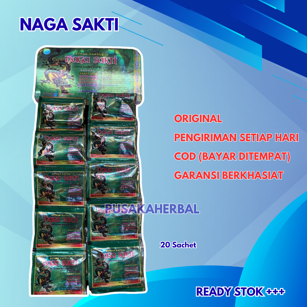 

NAGA SAKTI RENCENG 20 SACHET ORIGINAL 100%