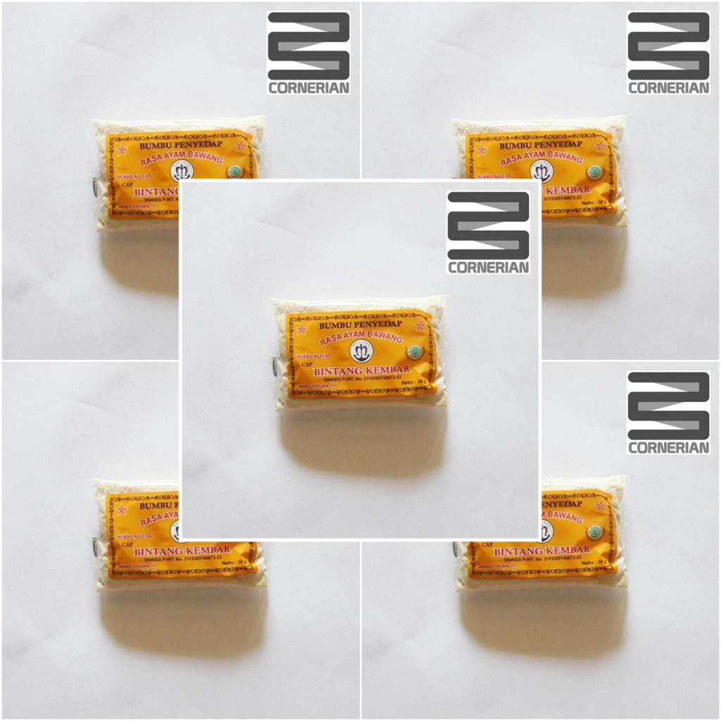 

[ CORNERIAN ] Bumbu Atom Bintang Rasa Ayam 50 Gram 5 pcs Sachet MDL 525 Bubuk Tabur Masak Langsung Pakai