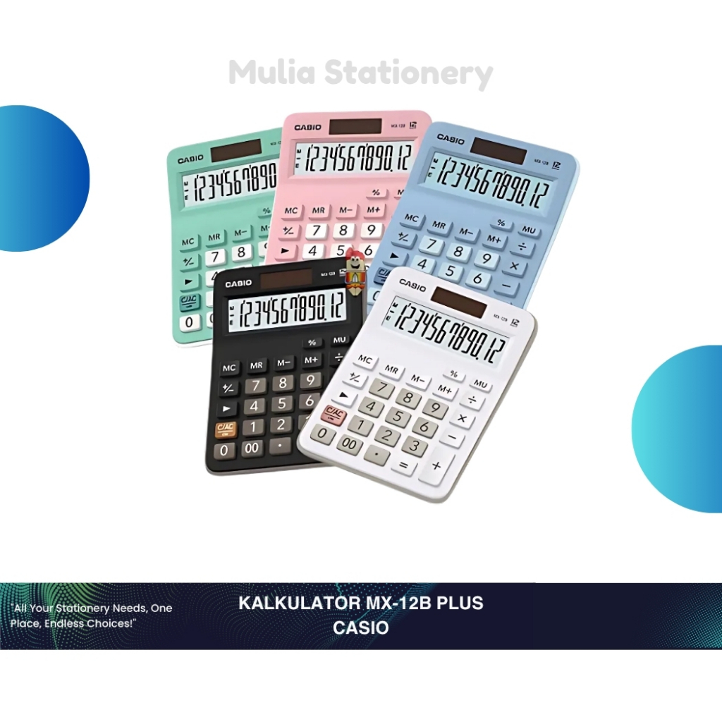 

Kalkulator Casio MX-12B PLUS | Casio Calculator Check & Recheck MX-12B Plus | Perlengkapan Kantor