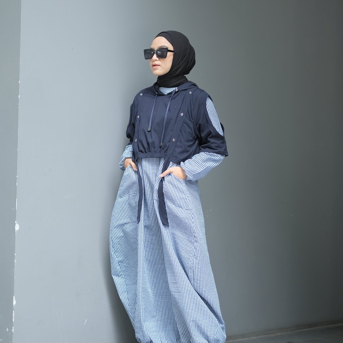 FALASIFA - ELMA SET 2 IN 1 | SETELAN GAMIS + VEST