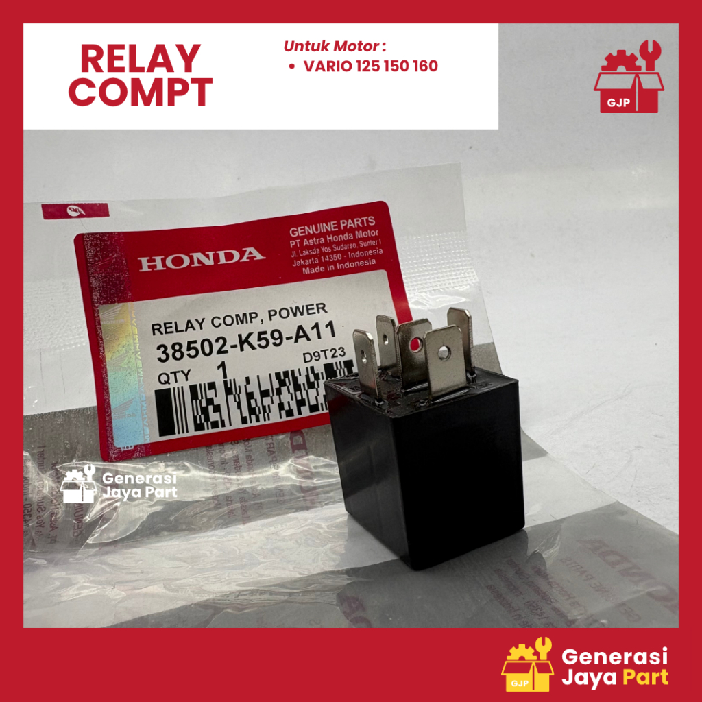 RELAY COMPT STATER Vario 125 Vario 150 Vario 160 | RELAY COMPT STATER | HONDA | 38502-K59-A11 | Asli