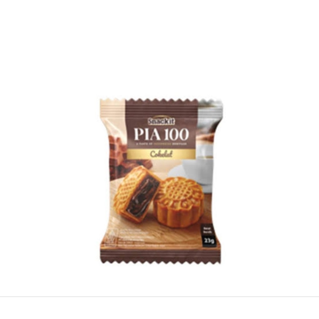 

Pia 100 Bakpia Snackit Rasa Cokelat 23gr