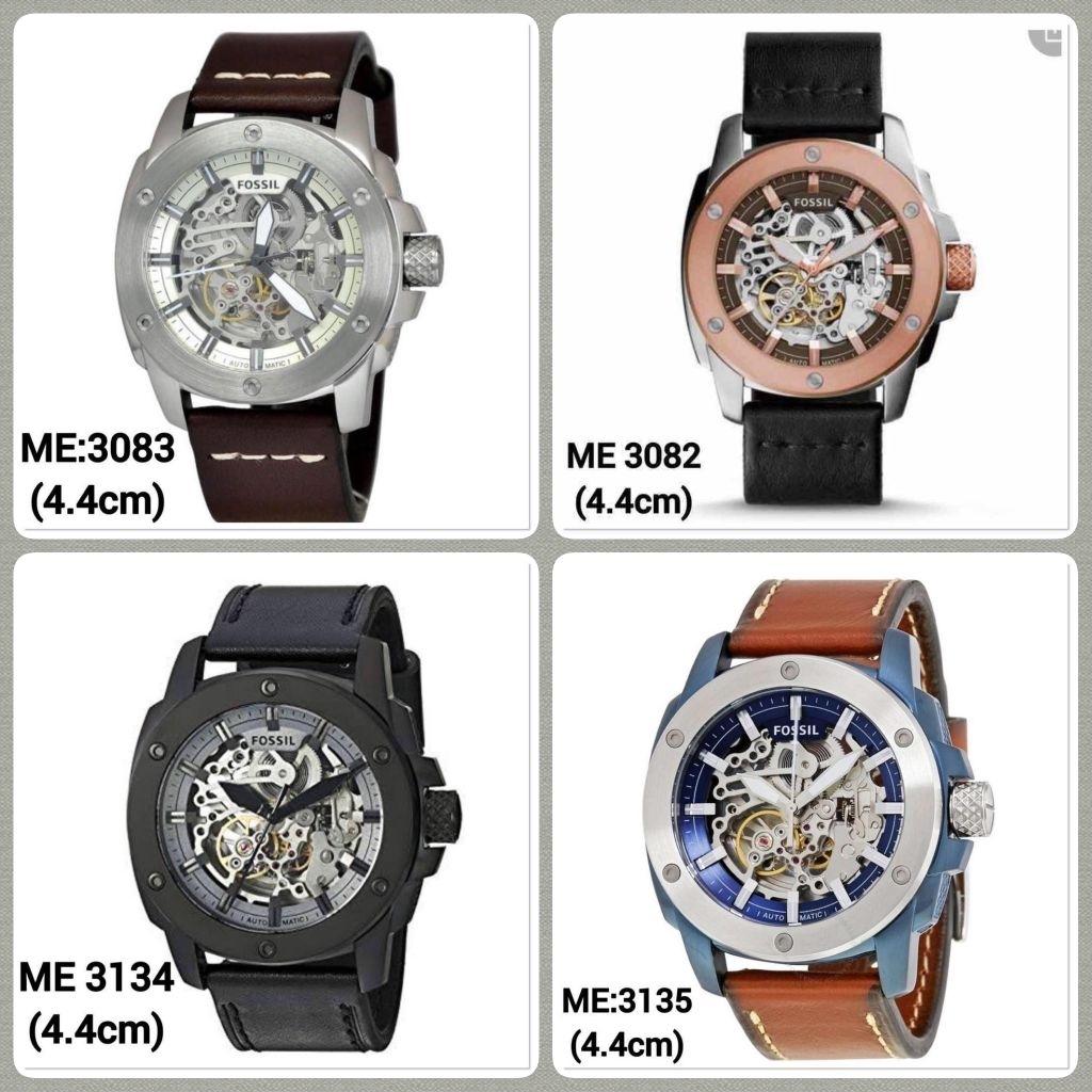 JAM TANGAN PRIA LEATHER MATIC TYPE ME-3083 ME-3083 ME-3134 ME-3135