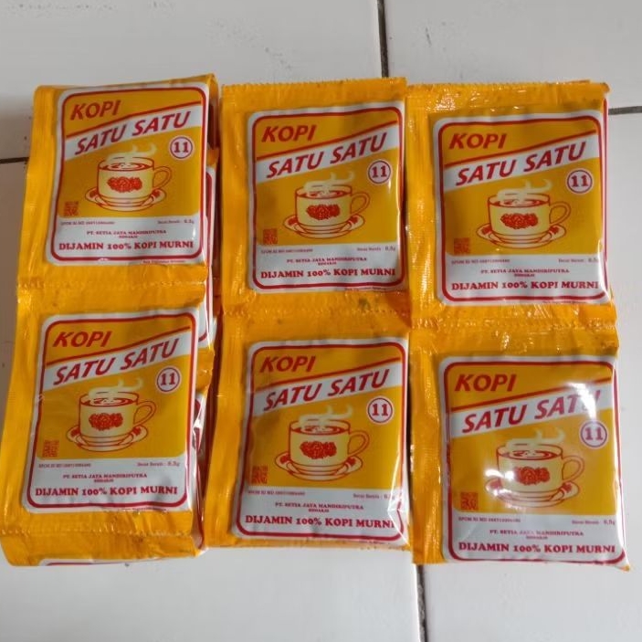 

Kopi Satu Satu ( 4 Renceng ) Kopi Bubuk