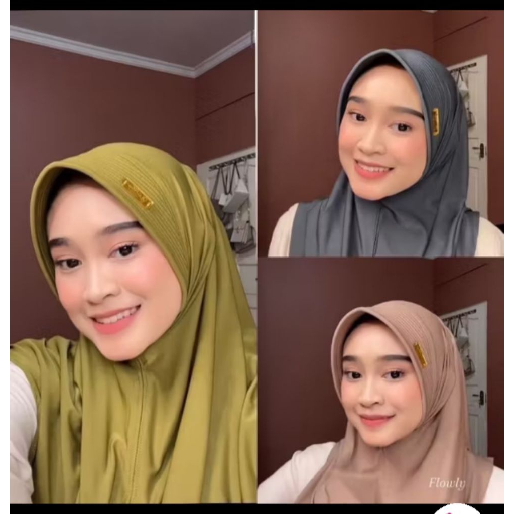 Hijab instan bergo Hamidah ukuran M