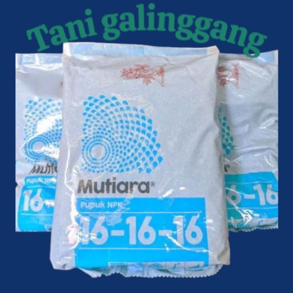 PUPUK NPK MUTIARA 16 1KG KEMASAN PABRIK