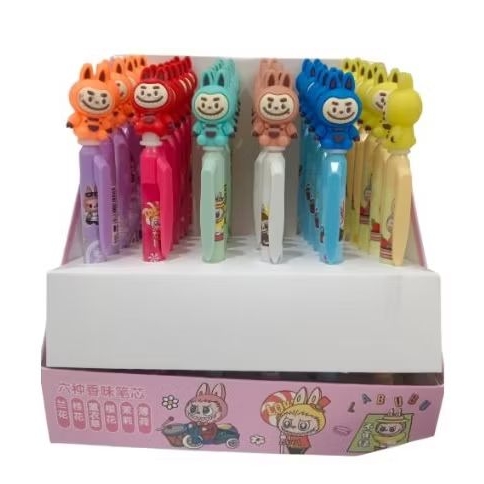 

alat tulis Bollpen karakter labubu lucu/pcs