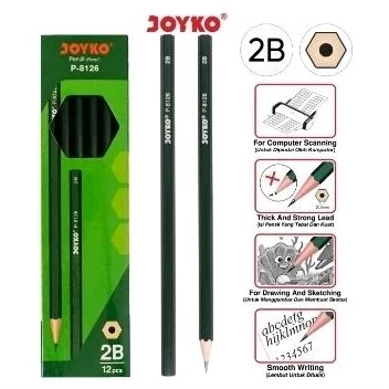 

12 PCS PENSIL JOYKO P-8126 / PENSIL 2B JOYKO
