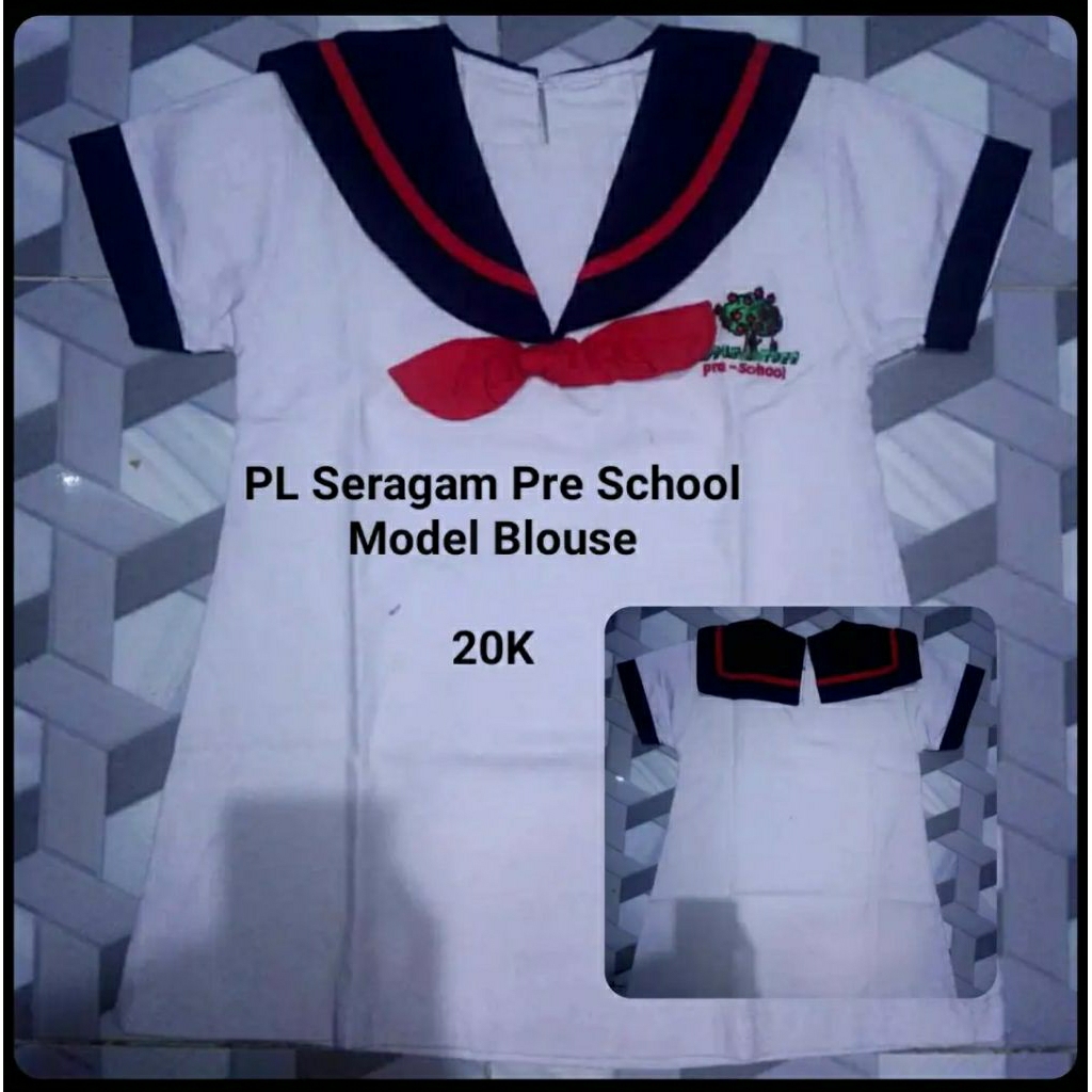Preloved Baju Seragam Anak / PL Seragam TK / Seragam Pre School / Seragam Sekolah Anak TK