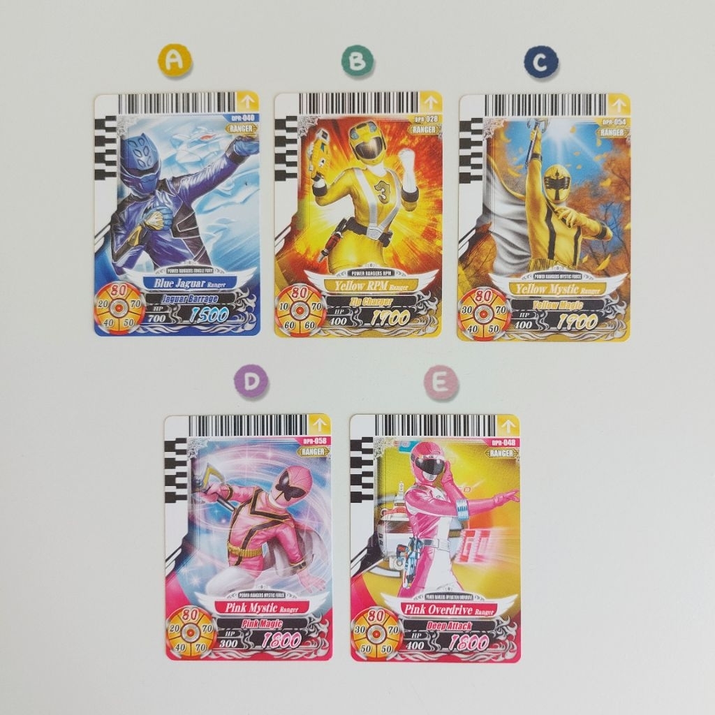 Kartu Power Rangers Card Battle