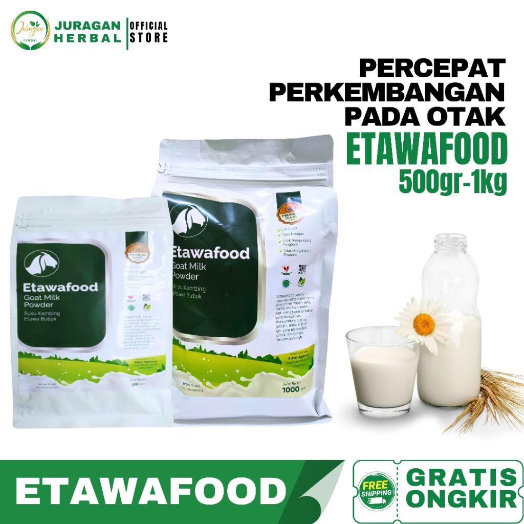

ETAWAFOOD SUSU KAMBING BUBUK 500gr & 1 Kg
