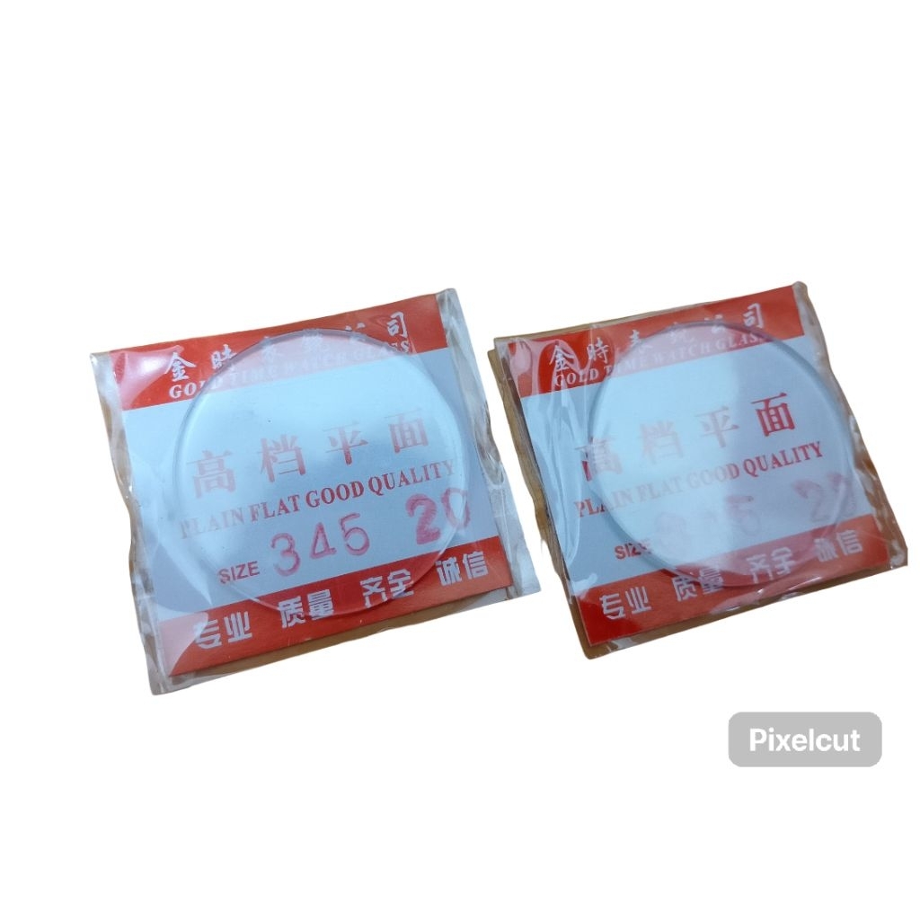 kaca jam tangan datar bening datar 2mm