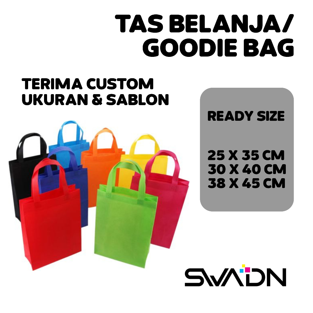 

Goodie Bag Custom / Spoundbond Bag Custom / Acara Hajatan Tas / Custom Tas