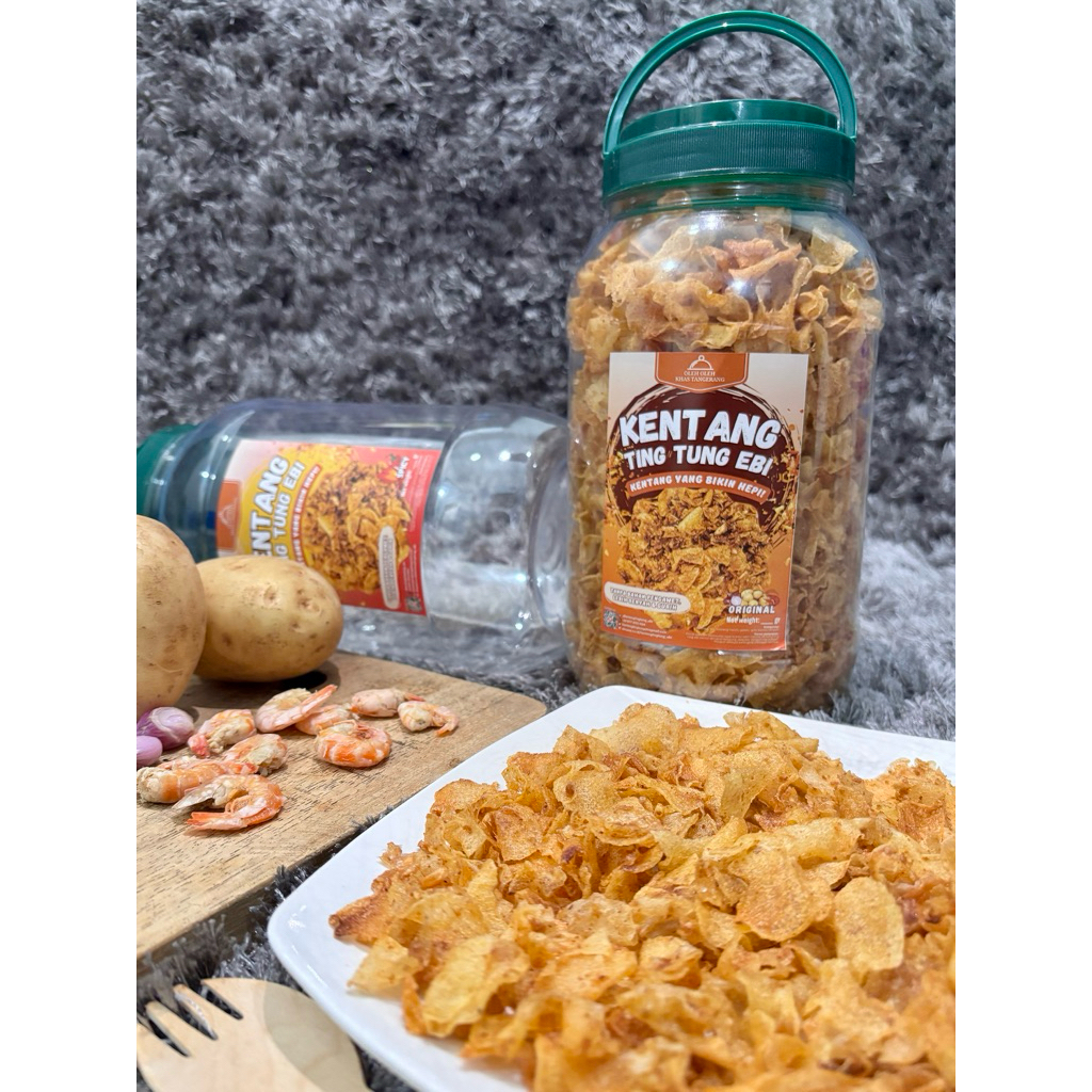 

KentangTingTung Ebi Keripik Kentang Premium Ebi oleh-oleh khas Tangerang 500gram