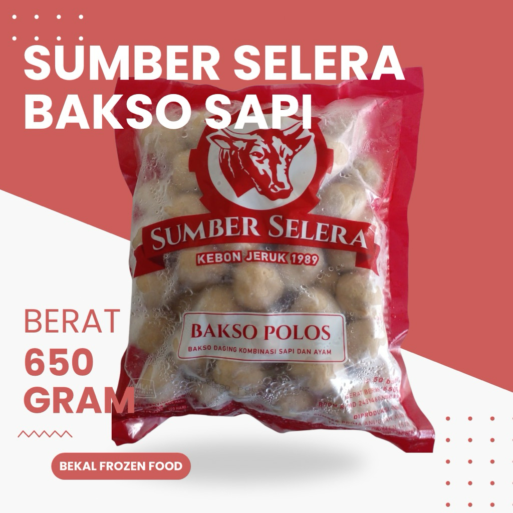 

Bakso Sapi Sumber Selera BAKSO POLOS isi 50