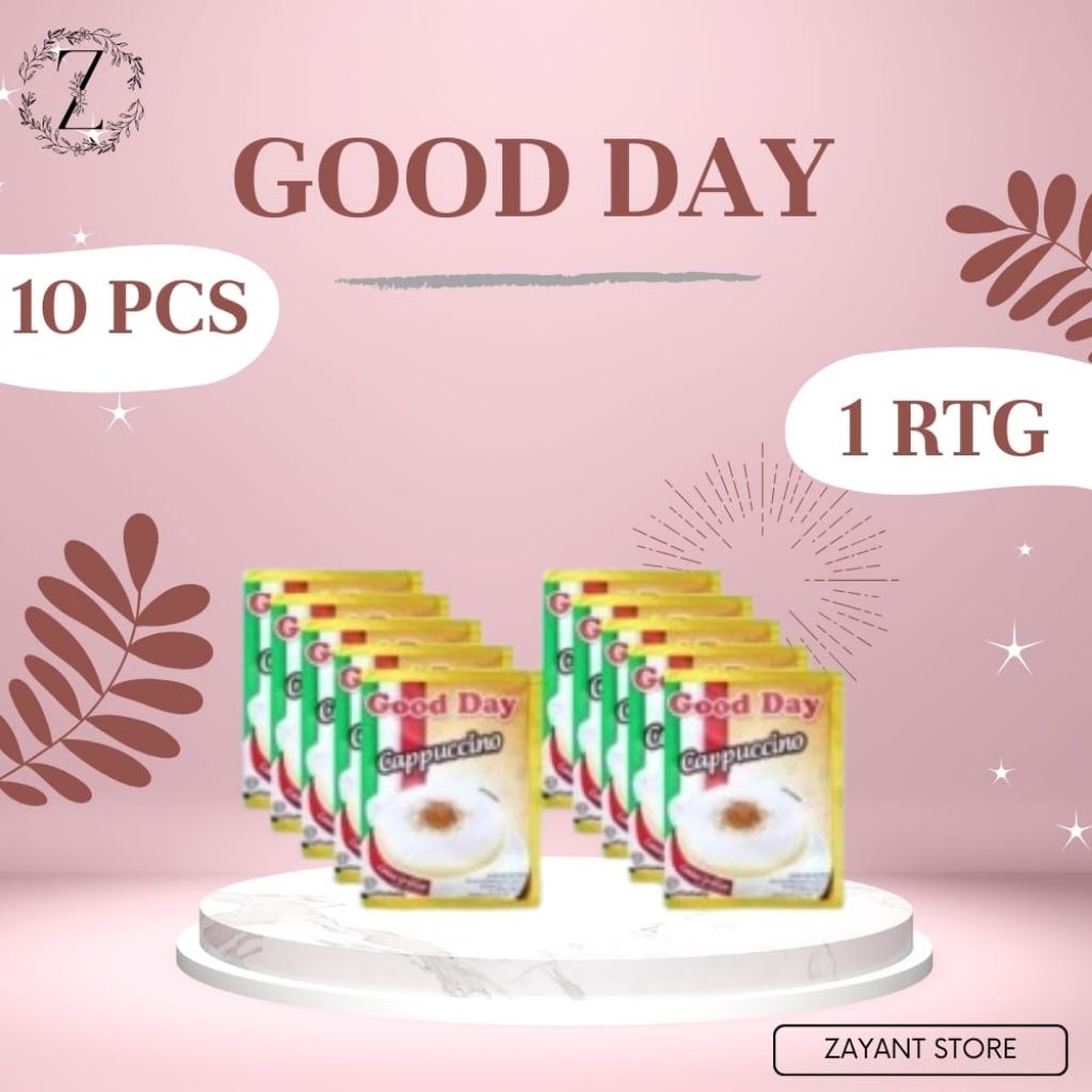 

Goodday Cappucinno 1 Renceng / 10 Pcs