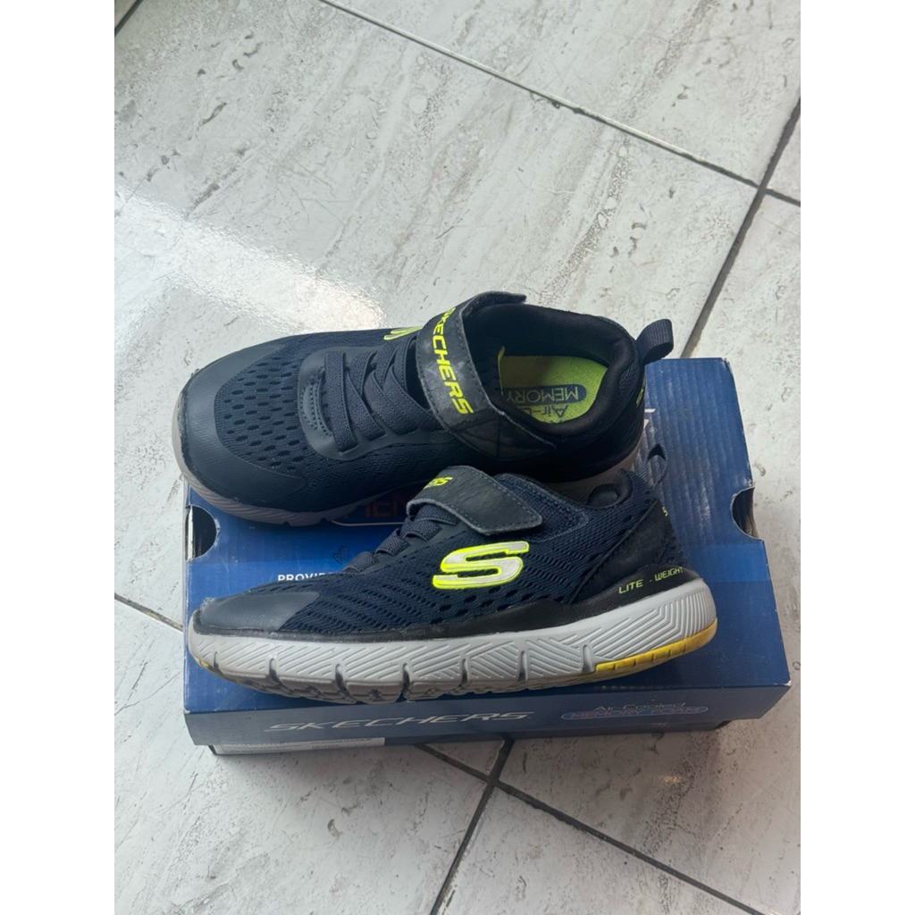 Sepatu Skechers Anak Kids Air-Cooled Memory Foam