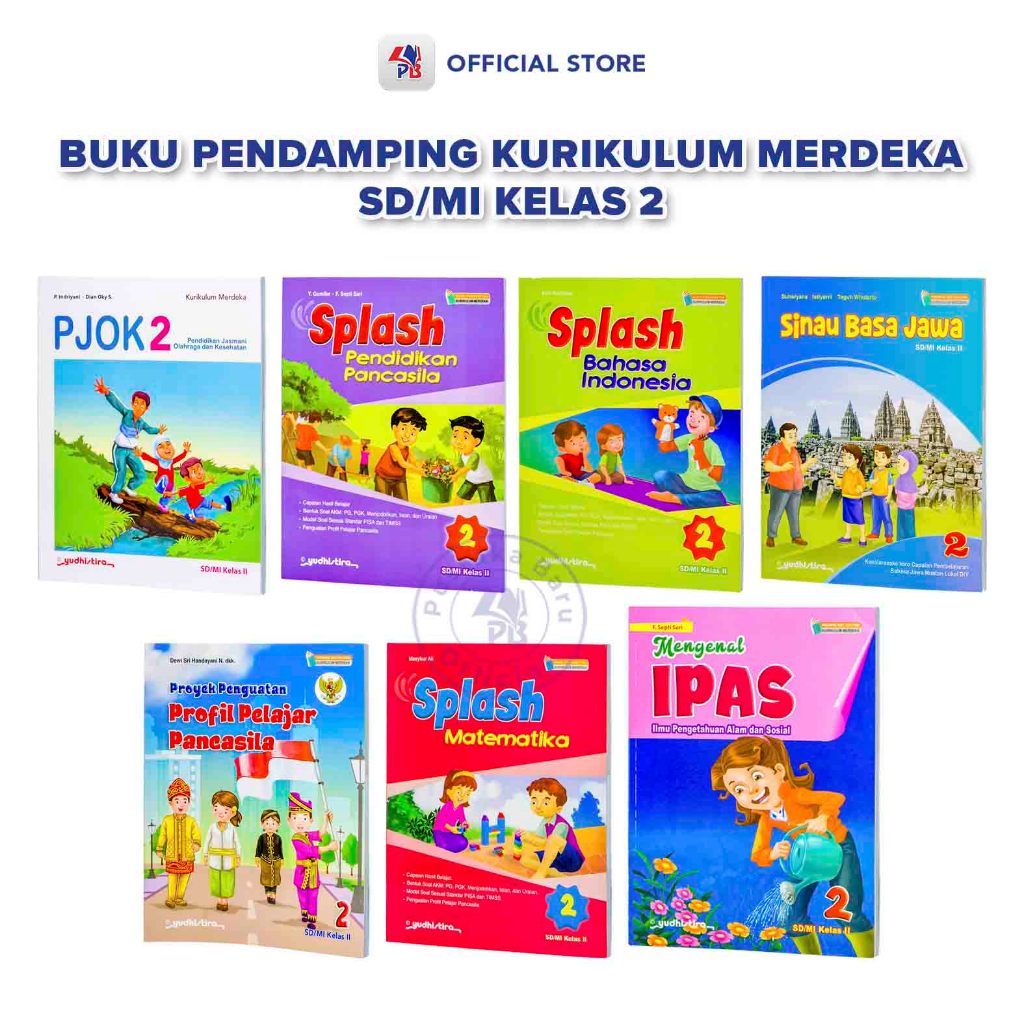 Buku Pendamping kurikulum merdeka SD Mi Kelas 2 / Sinau Basa Jawa  / SPLASH Bahasa Indonesia / Panca