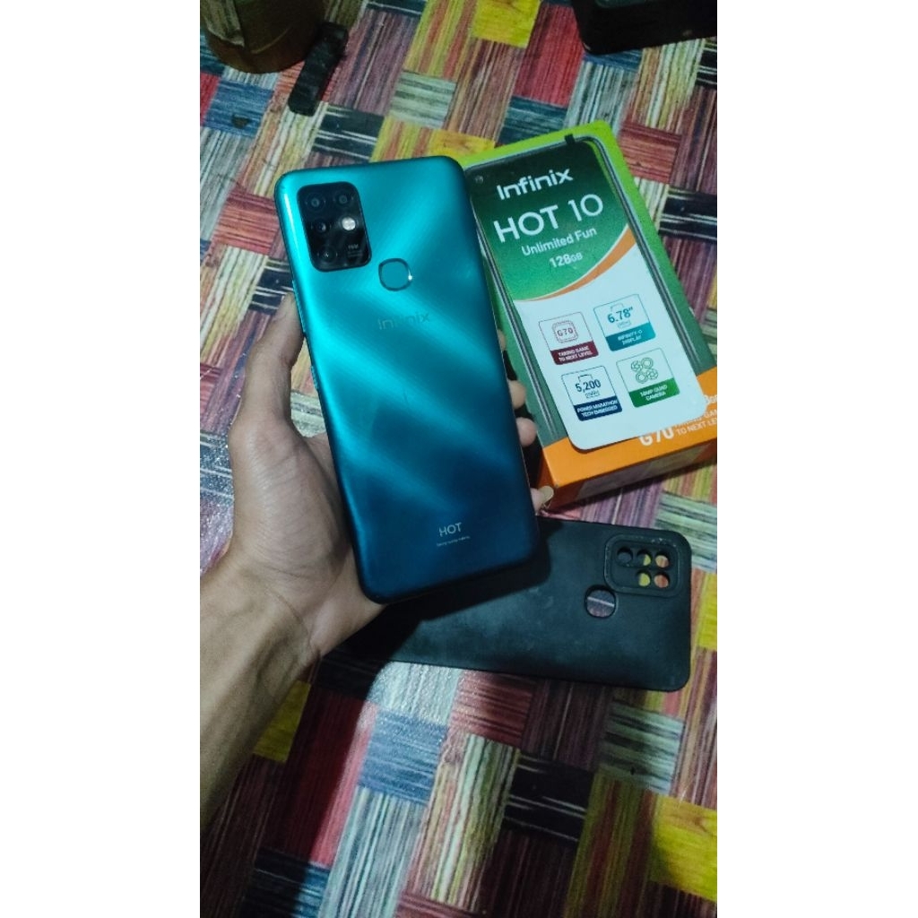 infinix hot 10 ram 4/128 kondisi second