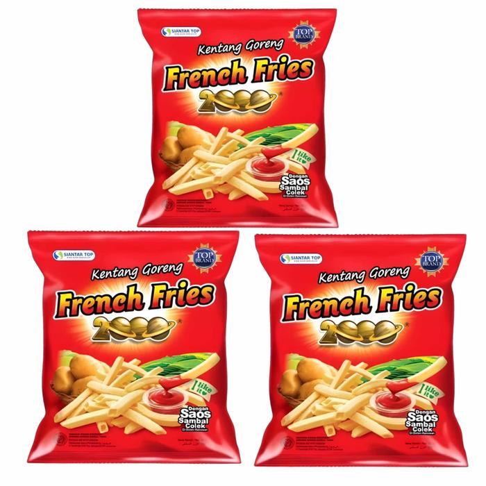 

French Fries 2000 Snack Kentang Goreng 62gr 24gr 15gr [ PCS ]