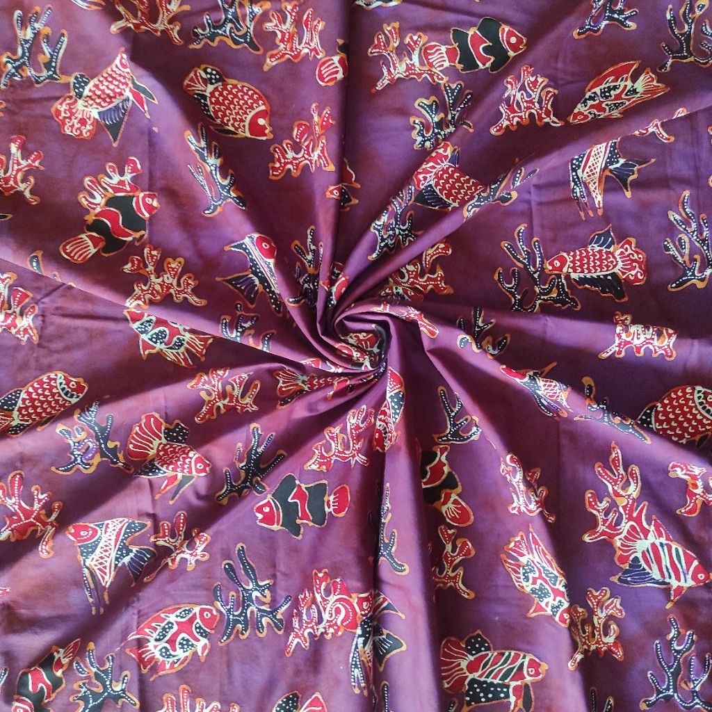 Kain batik tulis antik mix warna alam & sintetis untuk kemeja pria dan wanita
