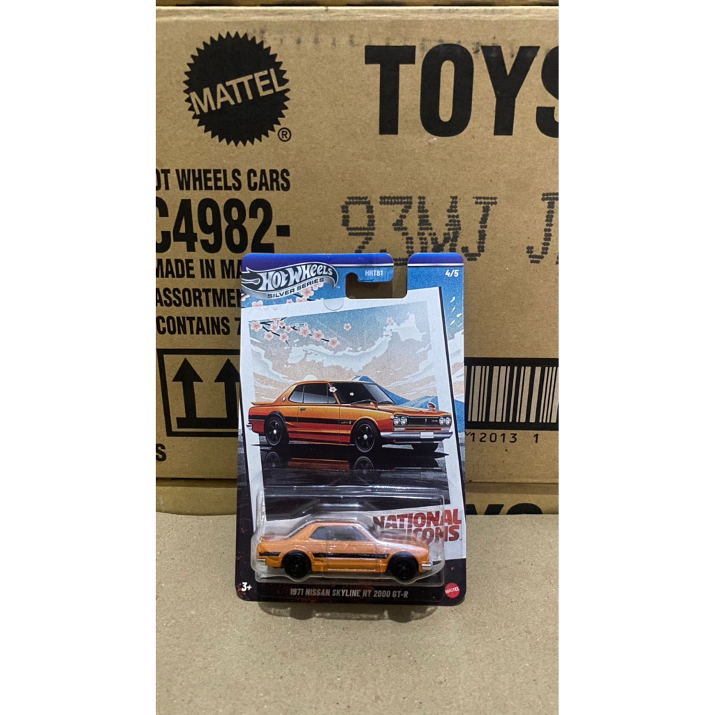 Hotwheels 1971 Nissan Skyline HT 2000 GT-R National Icon