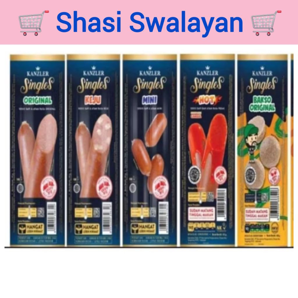 

KANZLER SINGLES SOSIS/ BAKSO 1 PCS