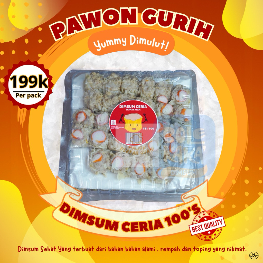 

DIMSUM CERIA ISI 100 PCS