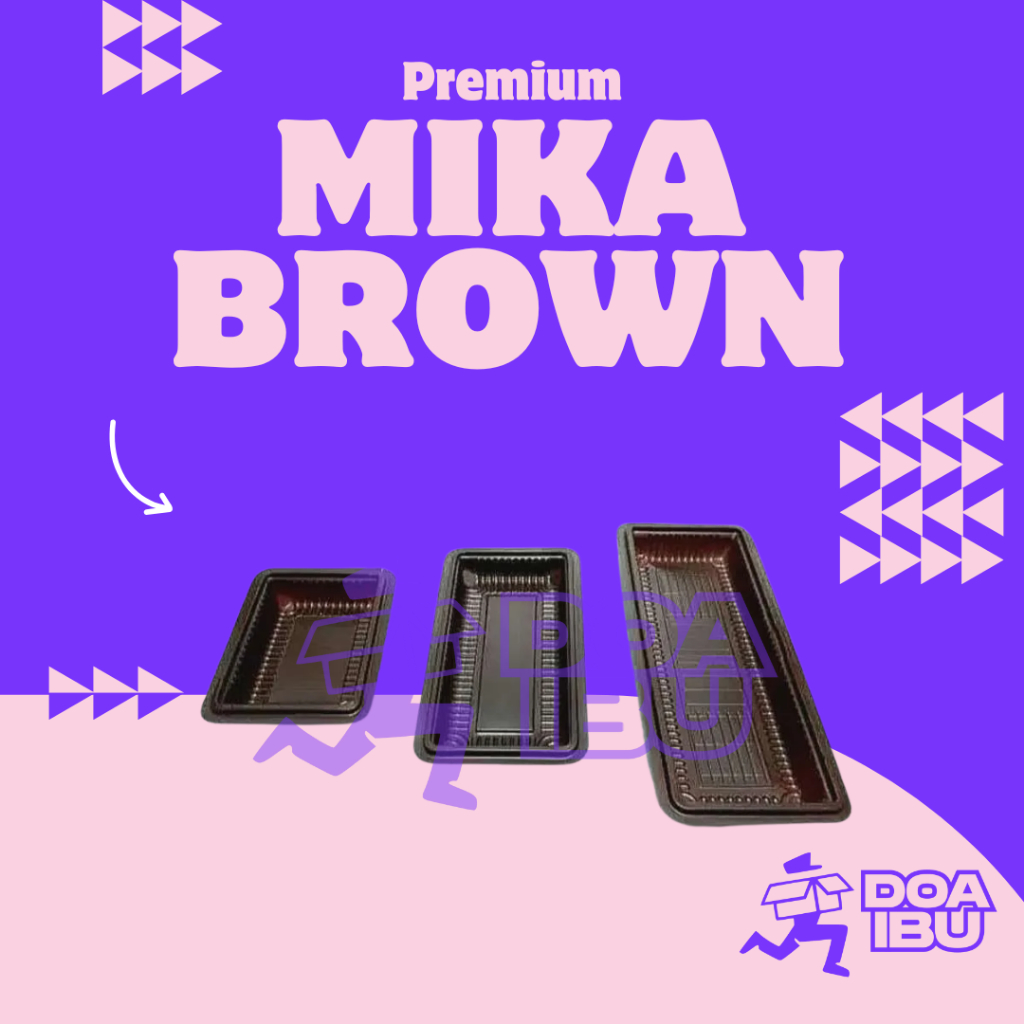 [ECER=10 biji] mika brownies kecil/ mika bento brownies/ mika brownies coklat / Mika Brownies panjan