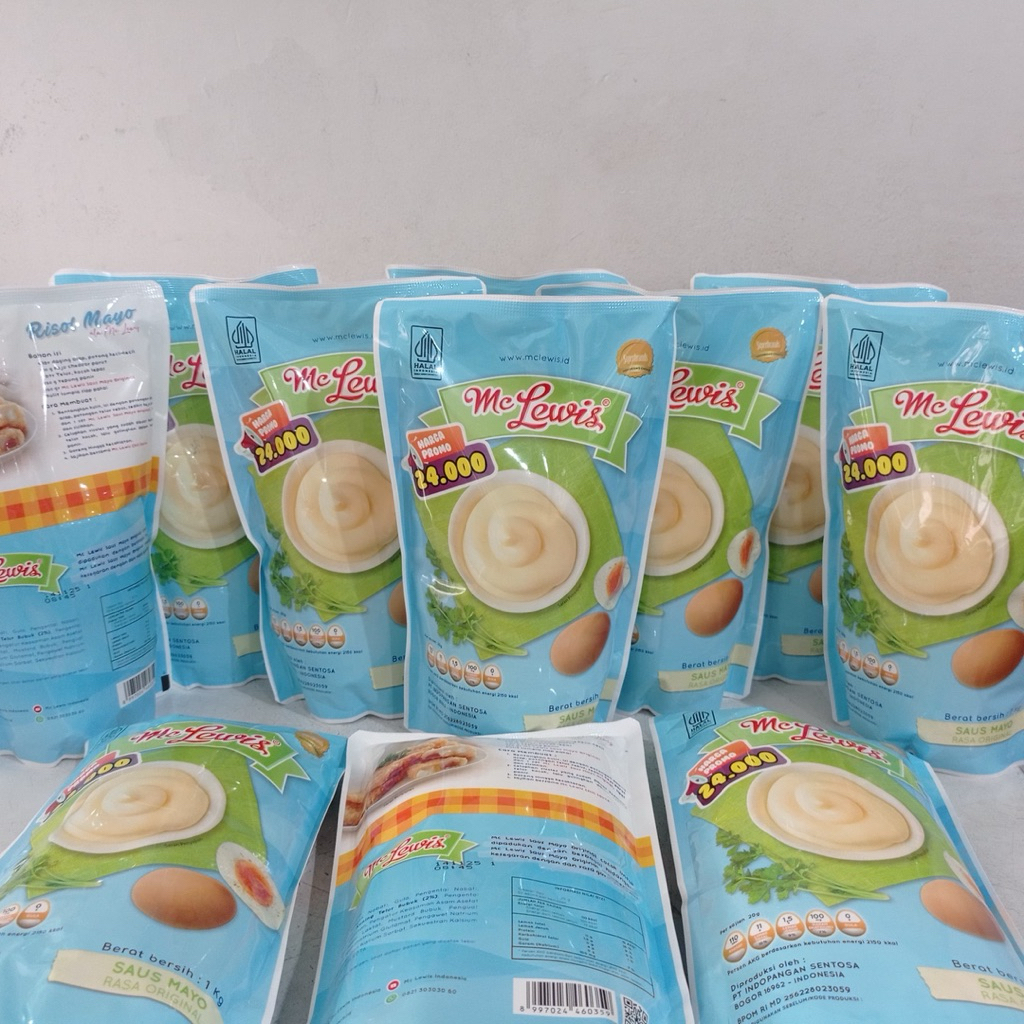 

mc lewis saus mayo original 1 kg | saus mayo